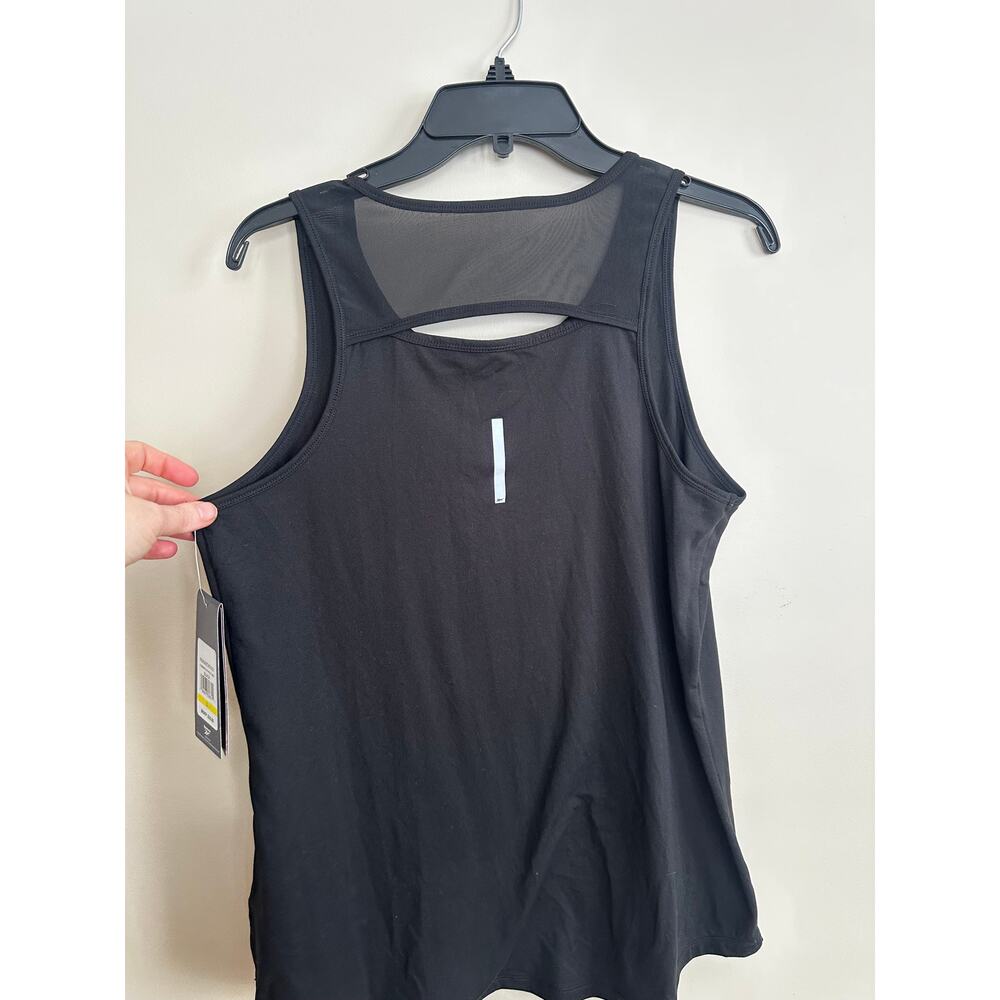 Reebok Command Keyhole Tank Black Large NWT Mesh Back - Picture 3 of 10